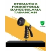VipMarketim Bahçe Sulama Tabancası Hortum Ucu 8 Fonksiyonlu Ayarlanabilir