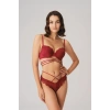 VipMarketim  Balenli Destekli Dolgulu Göbek Detaylı Dantelli Sütyen Ve String Takım