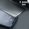 VipMarketim Baseus 0.25MM İPhone 12 Mini 5.4 3D Full Kırılmaz Cam Ekran Koruyucu 2adet-(5775)