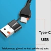 VipMarketim Baseus 2in1 Dual Output Cable/USB-A+Type-C İPhone 18W Hızlı Şarj Usb Kablo 1m-(5775)