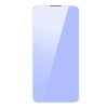 VipMarketim Baseus Crystal 0.3mm Anti-Blue iPhone 14 Pro Full Tempered Ekran Koruyucu 2 Adet Set-(5775)