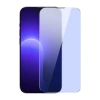 VipMarketim Baseus Crystal 0.3mm Anti-Blue iPhone 14 Pro Full Tempered Ekran Koruyucu 2 Adet Set-(5775)