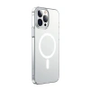 VipMarketim Baseus Crystal iPhone 13 Pro Magsafe Silikon Kılıf + Tempered Ekran Koruyucu Set-(5775)