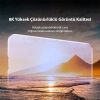 VipMarketim Baseus Crystal iPhone 15 Full Koruma Anti Mavi Işık Tempered Cam Ekran Koruyucu 2 Adet Set-(5775)
