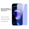 VipMarketim Baseus Crystal iPhone 15 Full Koruma Anti Mavi Işık Tempered Cam Ekran Koruyucu 2 Adet Set-(5775)