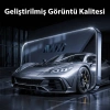 VipMarketim Baseus Crystalline iPhone 15 için Parlama Önleyici Tempered Cam Ekran Koruyucu-(5775)