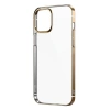 VipMarketim Baseus Glitter İPhone 12/12 Pro Şeffaf Lüx Silikon Kılıf Soft TPU Kılıf-(5775)