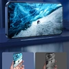 VipMarketim Baseus İPhone 12/12 Pro 6.1 Ekran Koruyucu 0.3MM Full Anti Blue Light Tempered Cam Ekran Koruyucu 2A-(5775)
