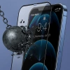 VipMarketim Baseus İPhone 12 Mini Ekran Koruyucu 0.3MM Full Anti Blue Light Tempered Cam Ekran Koruyucu 2Adet Se-(5775)