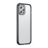 VipMarketim Baseus iPhone 12 Pro 6.1 Kamera Lens Koruyuculu Frame Kılıf-(5775)
