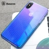 VipMarketim Baseus İPhone Xs Max Glow Case Şeffaf Silikon Kılıf-(5775)