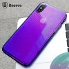 VipMarketim Baseus İPhone Xs Max Glow Case Şeffaf Silikon Kılıf-(5775)