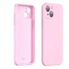 VipMarketim Baseus Liquid iPhone 13 6.1 Kılıf Kamera Korumalı İçi Kadife Silikon Kılıf-(5775)