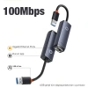 VipMarketim Baseus Lite Series 100Mbps USB to RJ45 Ethernet LAN Port Adaptör-(5775)