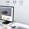 VipMarketim Baseus Magic Çok Fonksiyonlu Klipsli Type-C HUB 6in1 (USB3.0+SD+TF+HDMI+Type-C+3.5mm) Adaptör Çoklay-(5775)