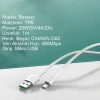 VipMarketim Baseus Mini White Micro USB 4A OPPO VIVO Dash Usb Şarj Kablosu 1Metre-(5775)