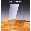 VipMarketim Baseus Schott iPhone 15 Pro Max Full Koruma Eye-Protection Tempered Cam Ekran Koruyucu-(5775)