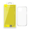 VipMarketim Baseus Simple Case İPhone 12 Pro 6.1 İnce Şeffaf Silikon Kılıf-(5775)