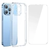 VipMarketim Baseus SuperCeramic Series iPhone 14 Pro 6.1 Koruyucu Cam Kılıf + Full Tempered Ekran Koruyucu Set-(5775)