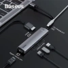 VipMarketim Baseus Usb Type C 6in1 HDMI 3x USB 3.0 RJ45 Çoğaltıcı Adaptör-(5775)