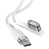 VipMarketim Baseus Zinc Manyetik L Uçlu 60W Macbook Hızlı Şarj Güç Kablosu 2m-(5775)