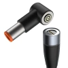 VipMarketim Baseus Zinc Manyetik Type-C to DC Round (79x55mm) Lenovo Laptop Şarj Kablosu 100W 2m-(5775)