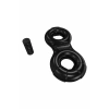 VipMarketim Bathmate Penis üzerindeki titreşim halkası Eight, elastomex, siyah, Ø4-5 cm