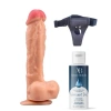 VipMarketim Belden Bağlamalı Kayganlaştırıcı Set Noctis 23cm Realistik Dildo No:22