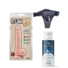 VipMarketim Belden Bağlamalı Kayganlaştırıcı Set Peotillomania 19.5cm Gerçekçi Dildo