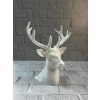 VipMarketim Beyaz Geyik Biblo 23 cm Dekoratif Modern Tasarım