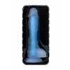VipMarketim Beyond Bruce Glow Gece Parlayan Dildo, Silikon, Şeffaf, 22 Cm