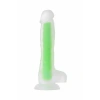VipMarketim Beyond Clark Glow Gece Parlayan Dildo, Silikon, Şeffaf, 22 Cm