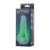 VipMarketim Beyond Clark Glow Gece Parlayan Dildo, Silikon, Şeffaf, 22 cm