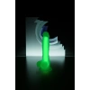 VipMarketim Beyond Dick Glow Gece Parlayan Dildo, Silikon, Şeffaf, 18 Cm