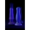 VipMarketim Beyond Kyle Glow Gece Parlayan Anal Plug , Silikon, Şeffaf, 10 cm