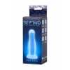 VipMarketim Beyond Kyle Glow Gece Parlayan Anal Plug , Silikon, Şeffaf, 10 Cm