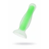 VipMarketim Beyond Mortimer Glow Karanlıkta Parlayan Anal Plug, Silikon, Şeffaf, 12,5 Cm