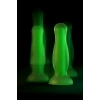 VipMarketim Beyond Mortimer Glow Karanlıkta Parlayan Anal Plug, Silikon, Şeffaf, 12,5 Cm