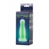 VipMarketim Beyond Mortimer Glow Karanlıkta Parlayan Anal Plug, Silikon, Şeffaf, 12,5 cm