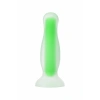 VipMarketim Beyond Victor Glow Karanlıkta Parlayan Anal Plug, Silikon, Şeffaf, 10 Cm