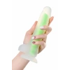 VipMarketim Beyond Wade Glow Gece Parlayan Dildo, Silikon, Şeffaf, 20 Cm