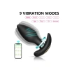 VipMarketim Big Boat Anchor Swing – Telefon Kontrollü Titreşimli Anal Plug (Siyah)