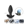 VipMarketim Big Boat Anchor Swing – Telefon Kontrollü Titreşimli Anal Plug (Siyah)