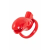 VipMarketim Black&Red  erkek sadakat kemeri, ABS plastik, kırmızı, 10 cm