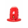 VipMarketim Black&Red  erkek sadakat kemeri, ABS plastik, kırmızı, 10 cm