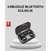 VipMarketim Bluetooth 5.1 M10 TWS Kulaklık Ergonomik Tasarım Yüksek Ses Kaliteli