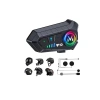 VipMarketim Bluetooth 5.3 Kask İçi Intercom Kulaklık 1000 m Mesafe 1000 mAh