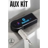 VipMarketim Bluetooth Araç Kiti Bt 350 Aux Çıkışlı Tüm Araçlara Uyumlu