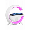 VipMarketim Bluetooth Hoparlör G Şekli Atmosfer Akıllı Rgb Lamba Wireless Kablosuz Şarj