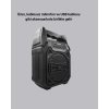 VipMarketim Bluetooth Hoparlör Mikrofonlu Taşınabilir Ses Sistemi FM Radyo USB SD Kart ve TWS Özellikli